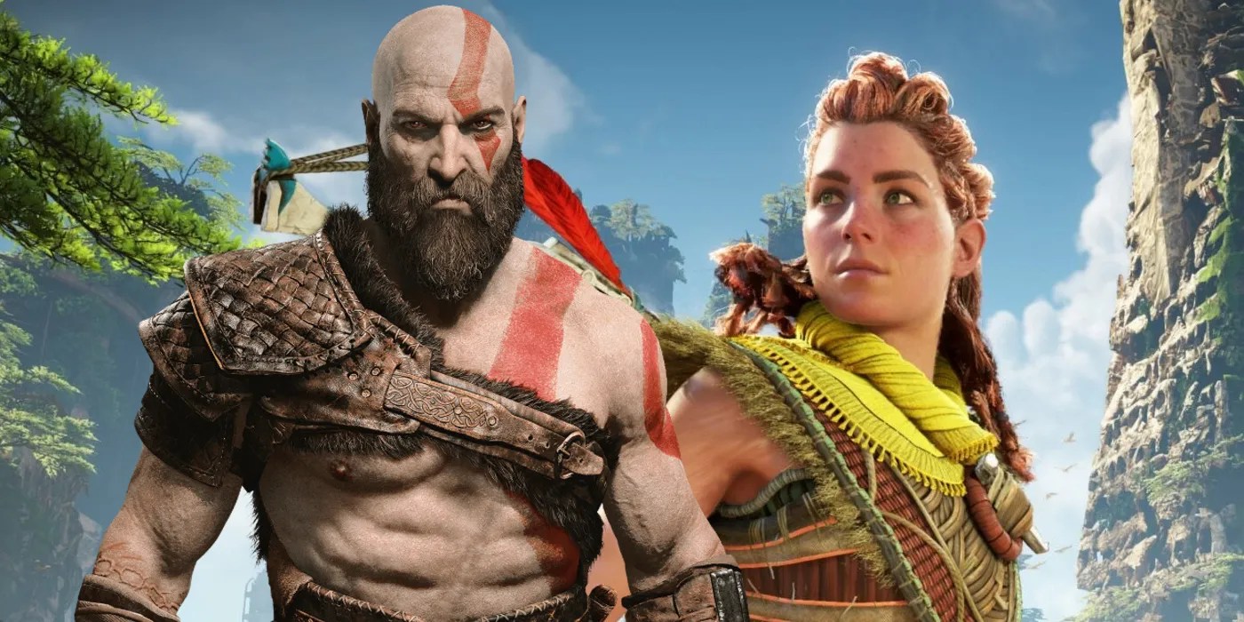 Aloy and Kratos.