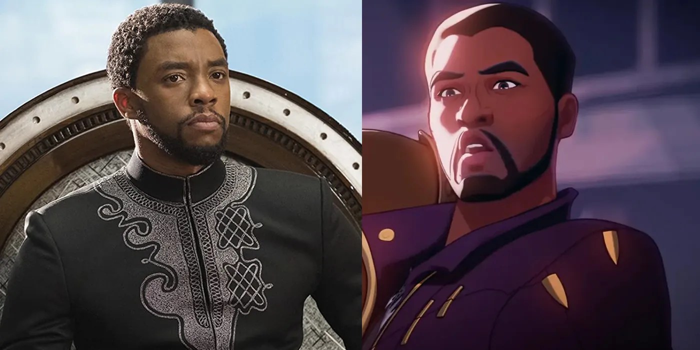 Chadwick Boseman as T&rsquo;Challa in Black Panther and What If