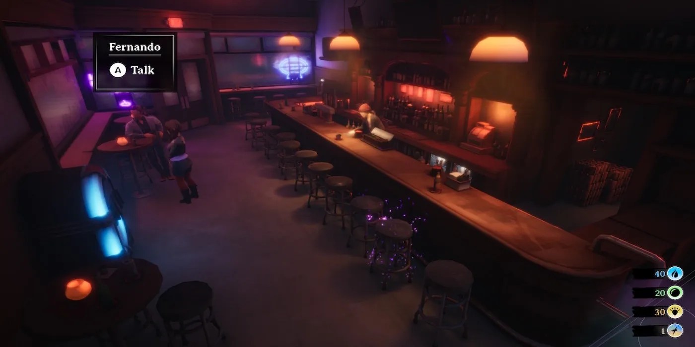 Talking to NPCs in Dreamscaper