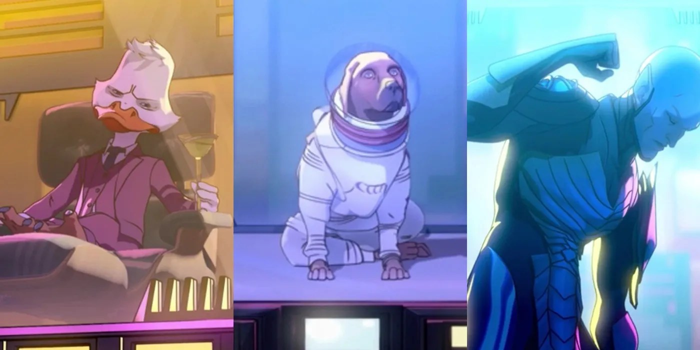 Howard The Duck, Cosmo the Space Dog, and a Dark Elf appear in Tivan&rsquo;s collection in What If Episode 2