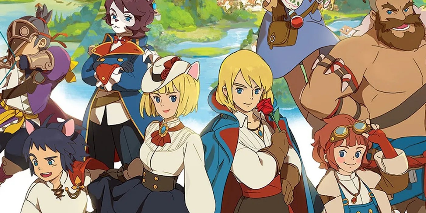 Main characters of Ni No Kuni Cross Worlds