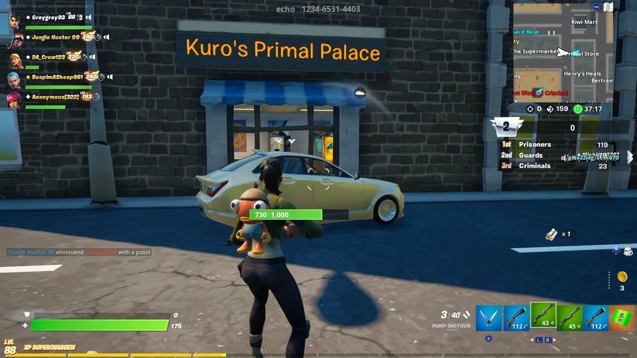 fortnite sedan prison breakout