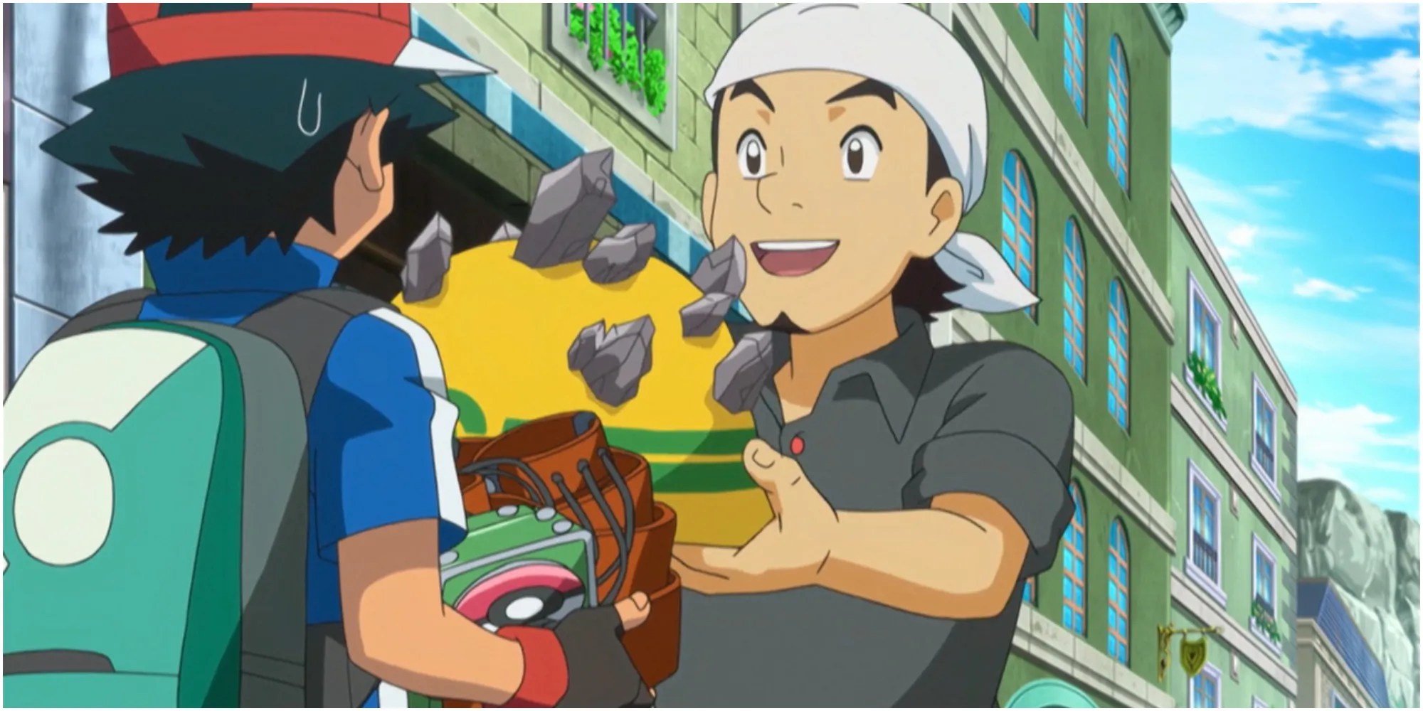 rocy helmet pokemon anime