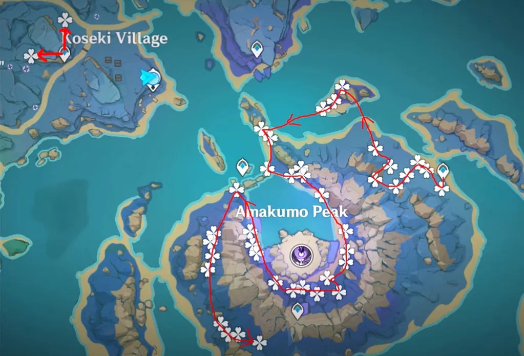 Genshin Impact Amakumo Fruit Locations