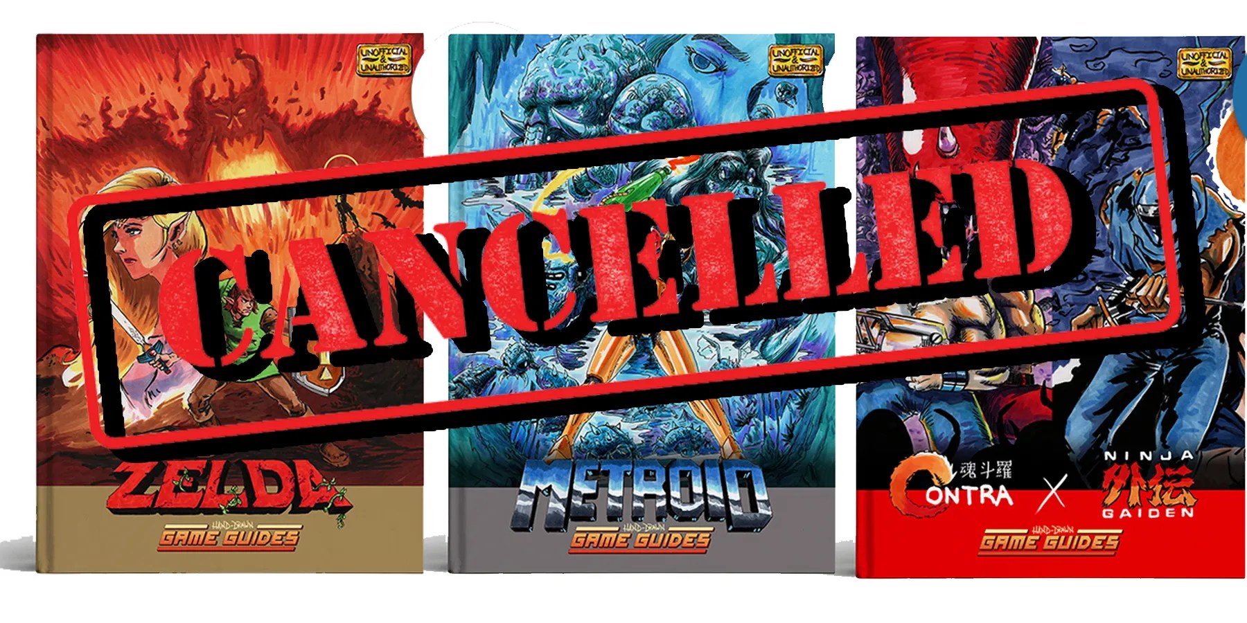 Kickstarter Campaign for Hand Drawn Game Guides Ends Due to Legal Trouble