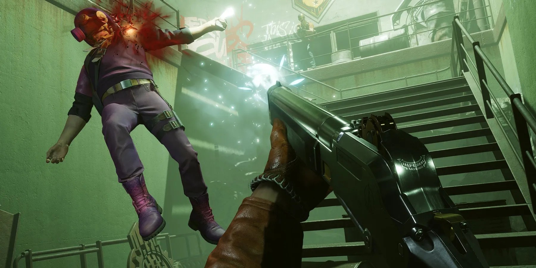 Deathloop Shotgun kill