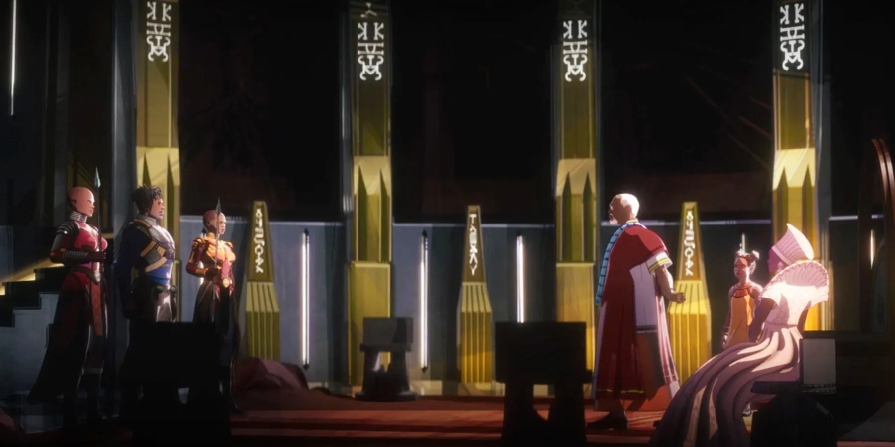 Wakanda throne room in What If&hellip;?