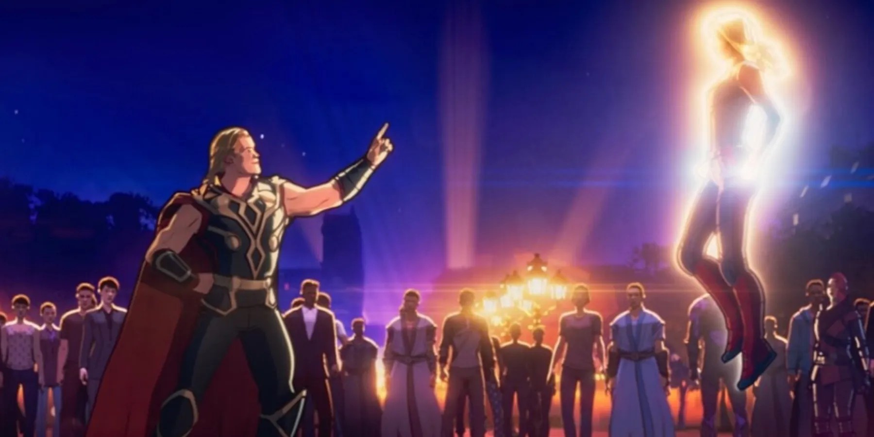 What If Episode 7 Thor and Captain Marvel in Las Vegas crowd