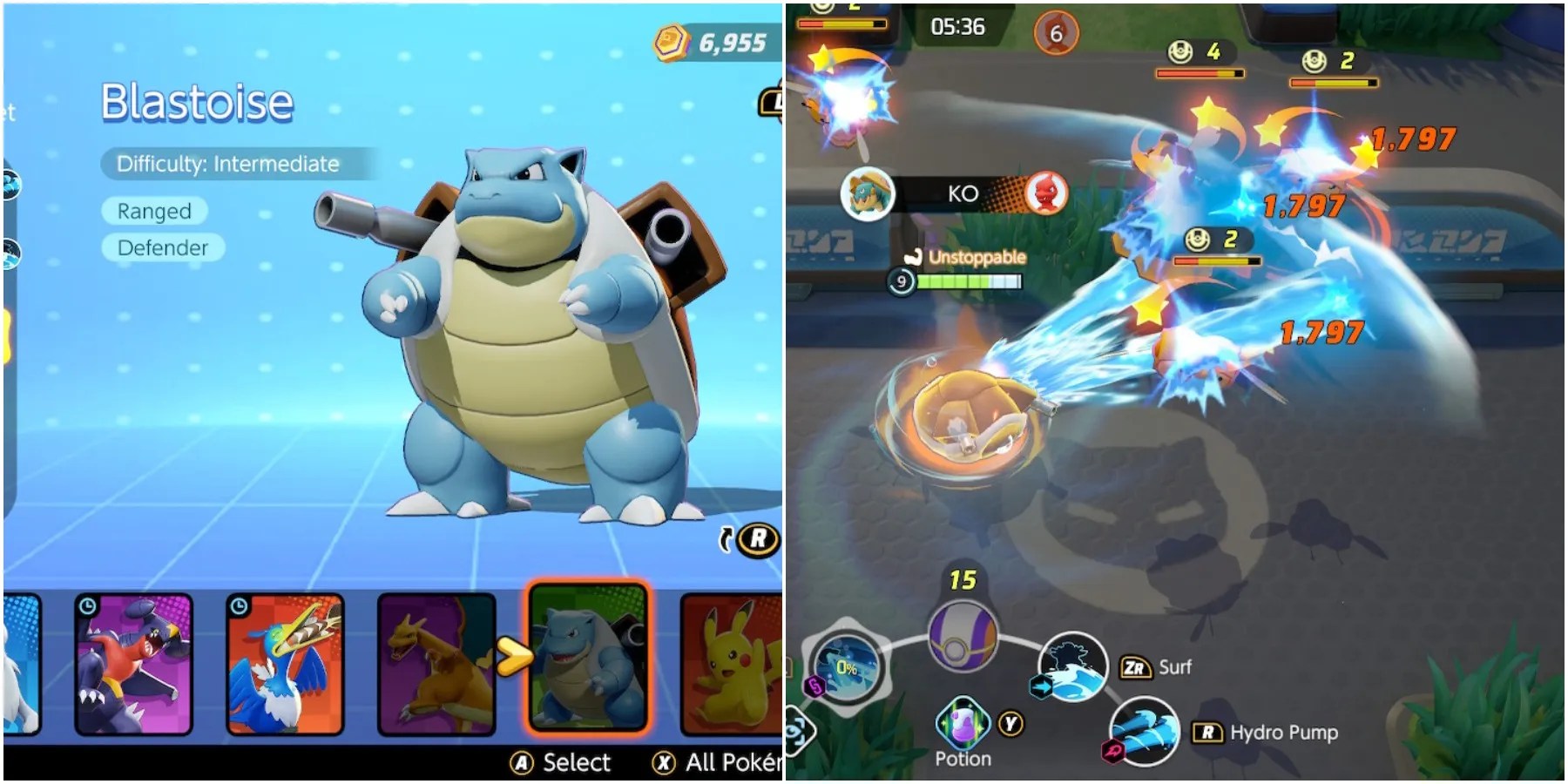Best Blastoise Builds In Pokemon Unite