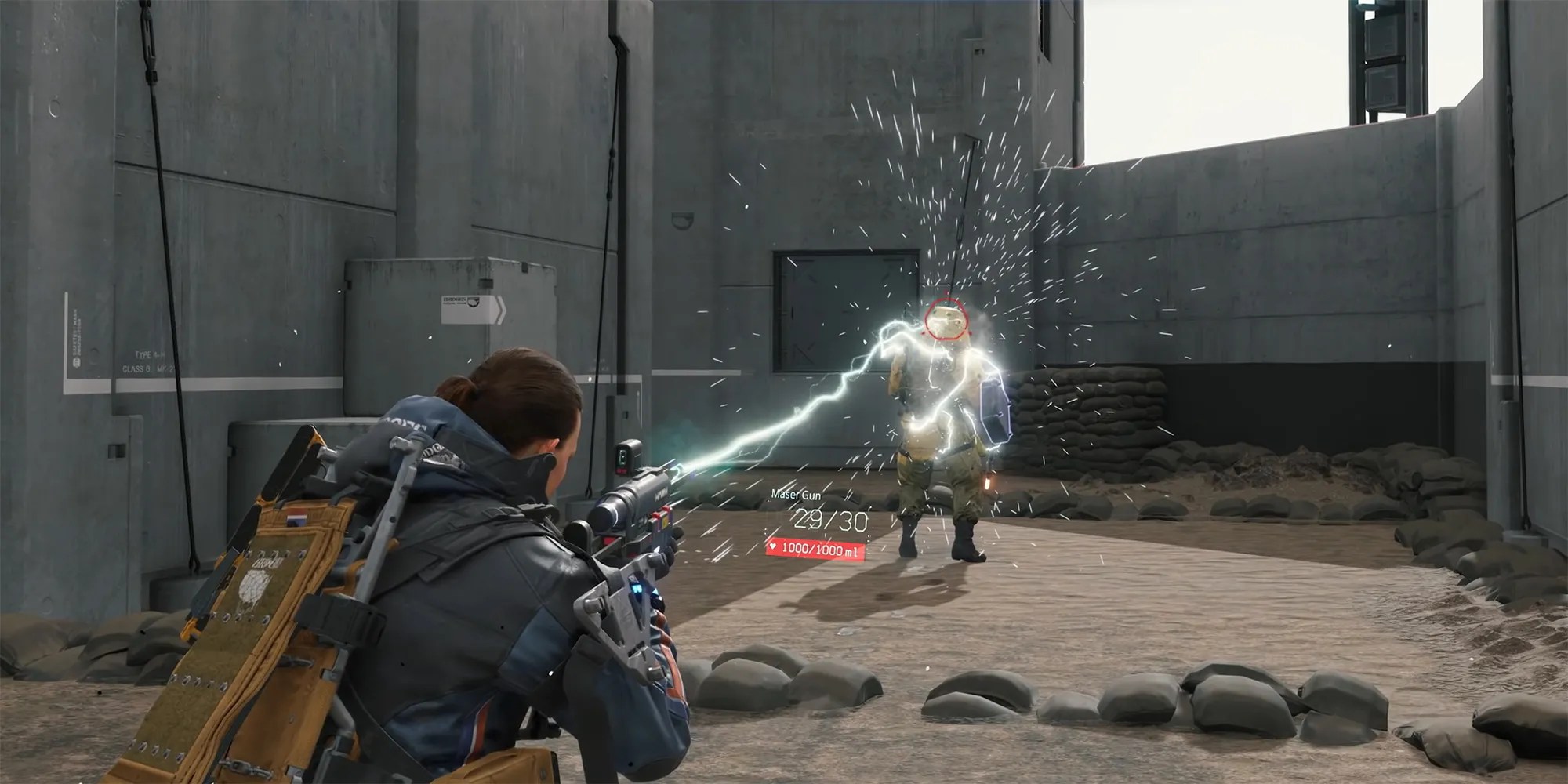 Death Stranding - Sam Using The Maser Gun In The Director&rsquo;s Cut Trailer