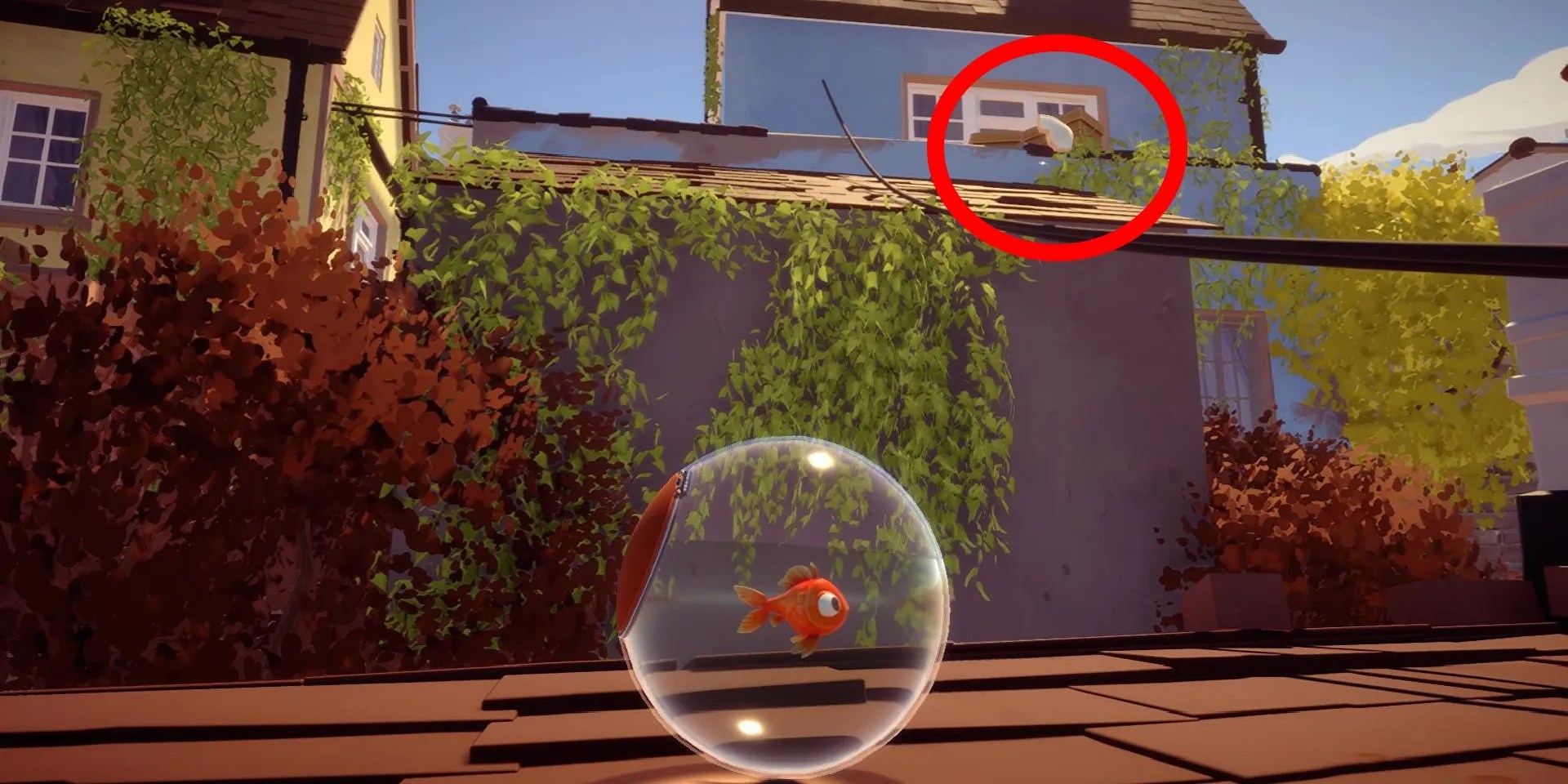 A piece of bread in I Am Fish