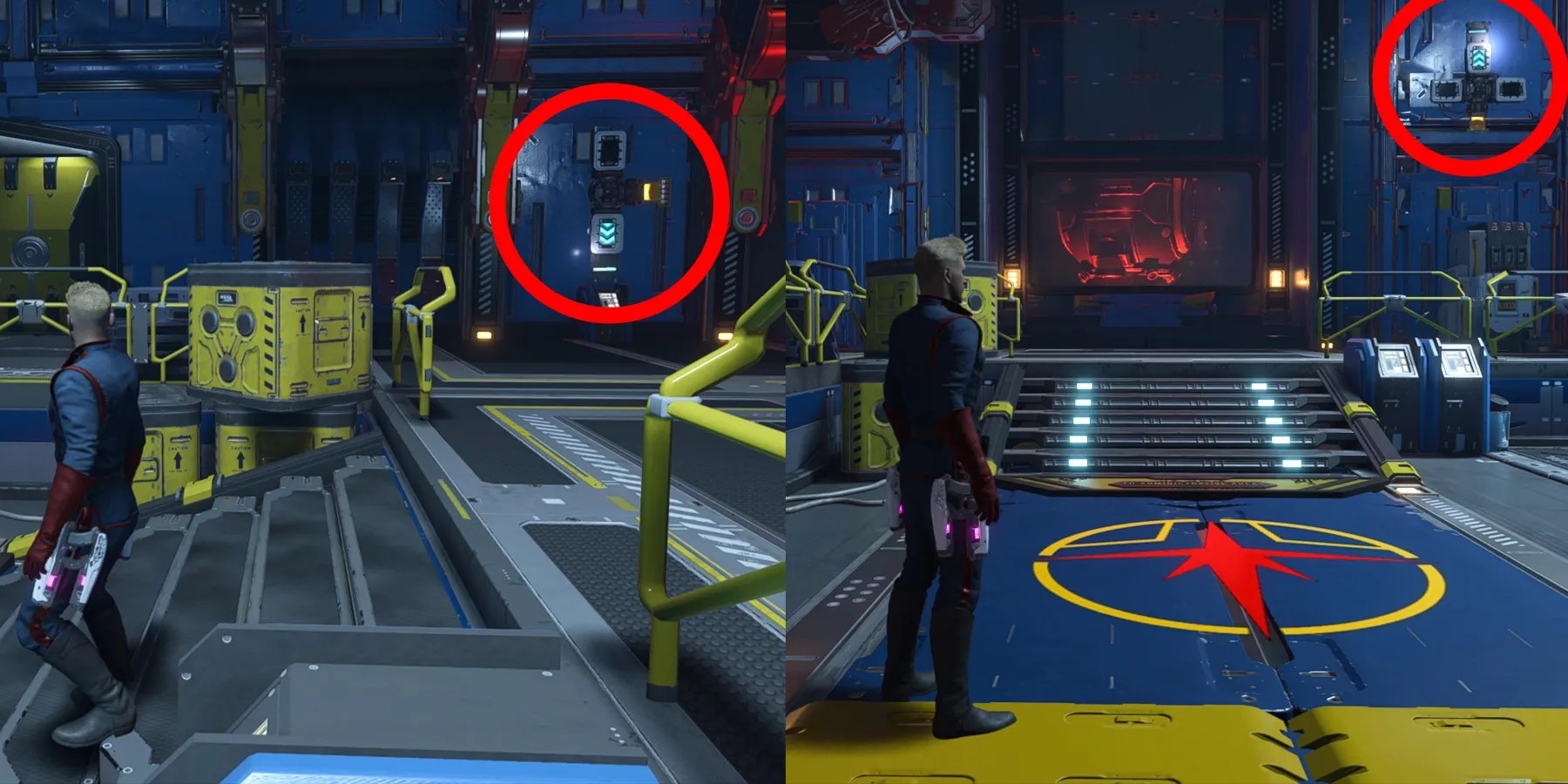 Marvel’s Guardians of the Galaxy hala&rsquo;s hope chapter 7 circuits to reinvert power cell for elevator