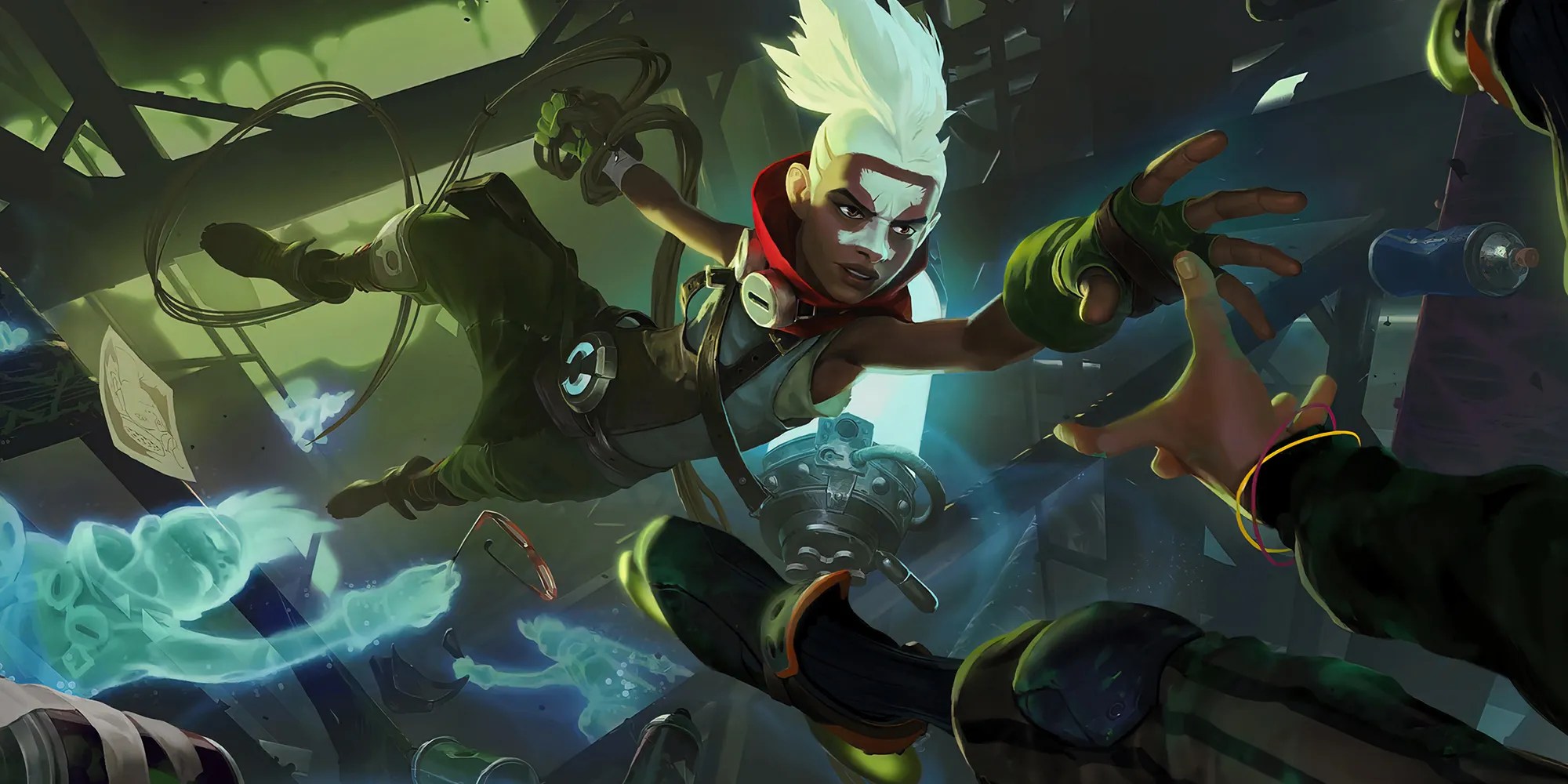 Arcane - Ekko Using His Time Powers To Save Someone