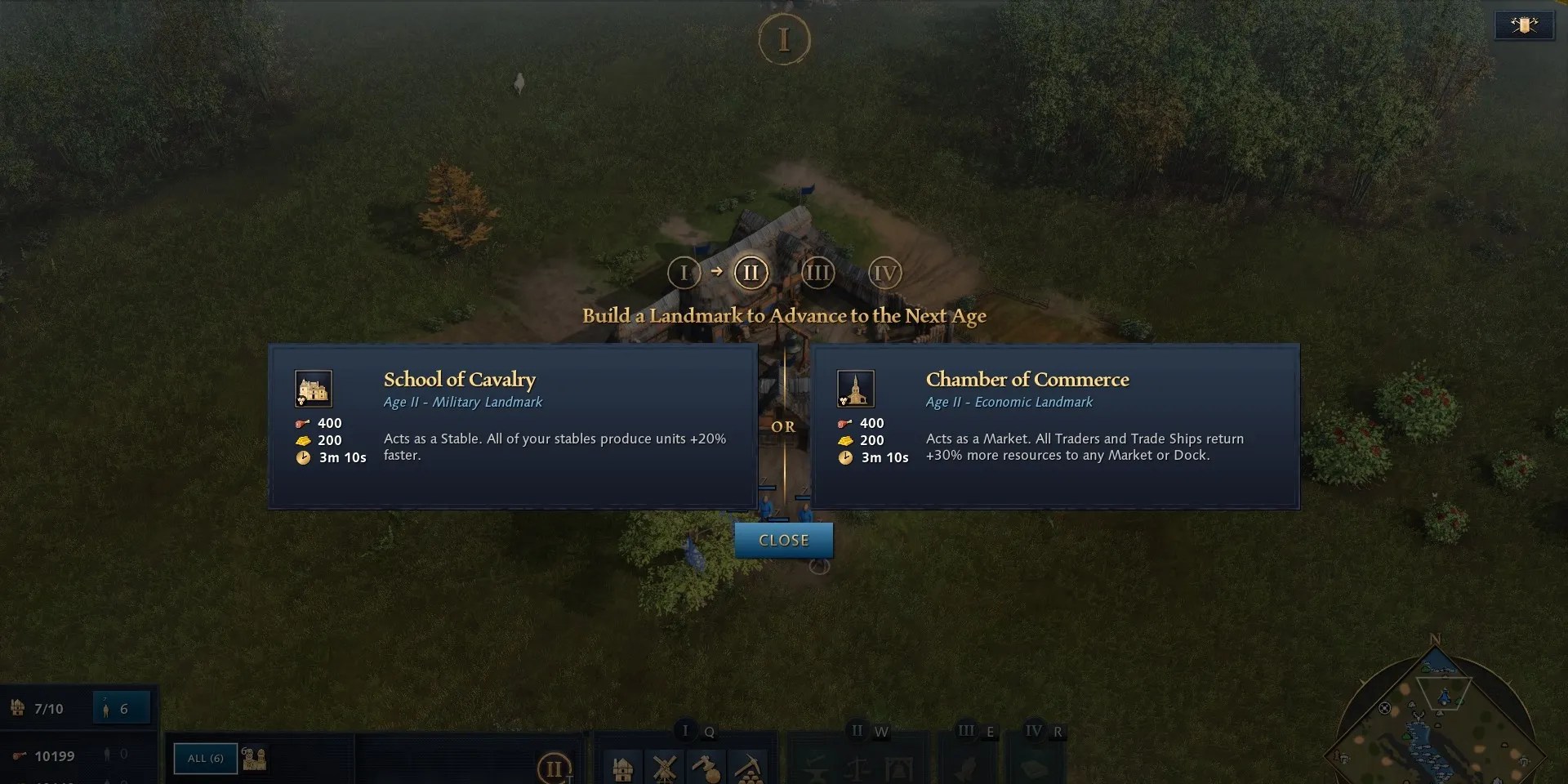 Selecting A Landmark In Age Of Empires 4