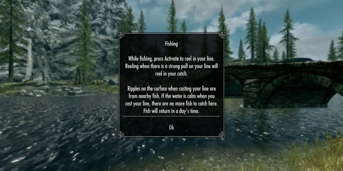 Skyrim Anniversary Edition How To Fish Fishing Guide