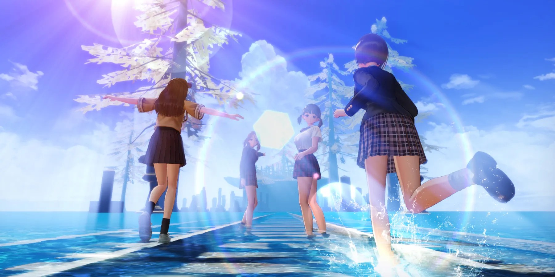 blue reflection second light