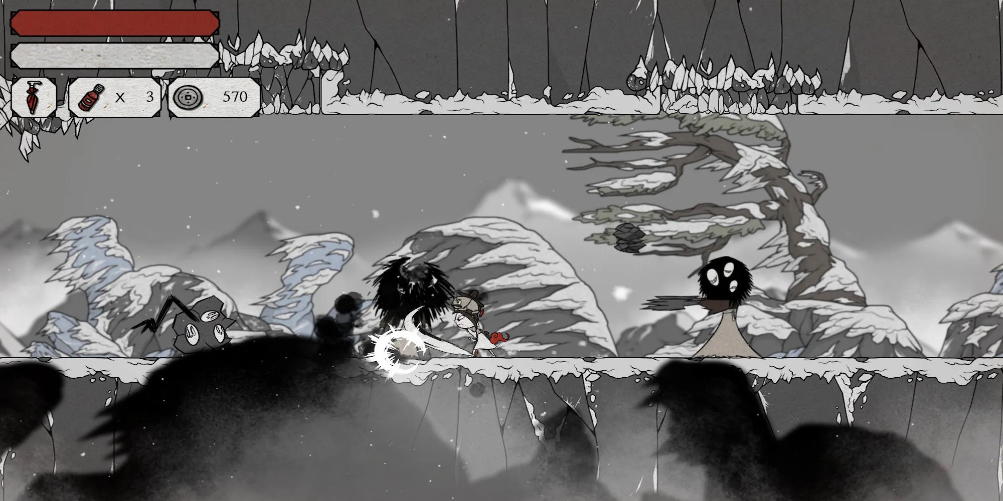 Fighting enemies in 8Doors: Arum’s Afterlife Adventure