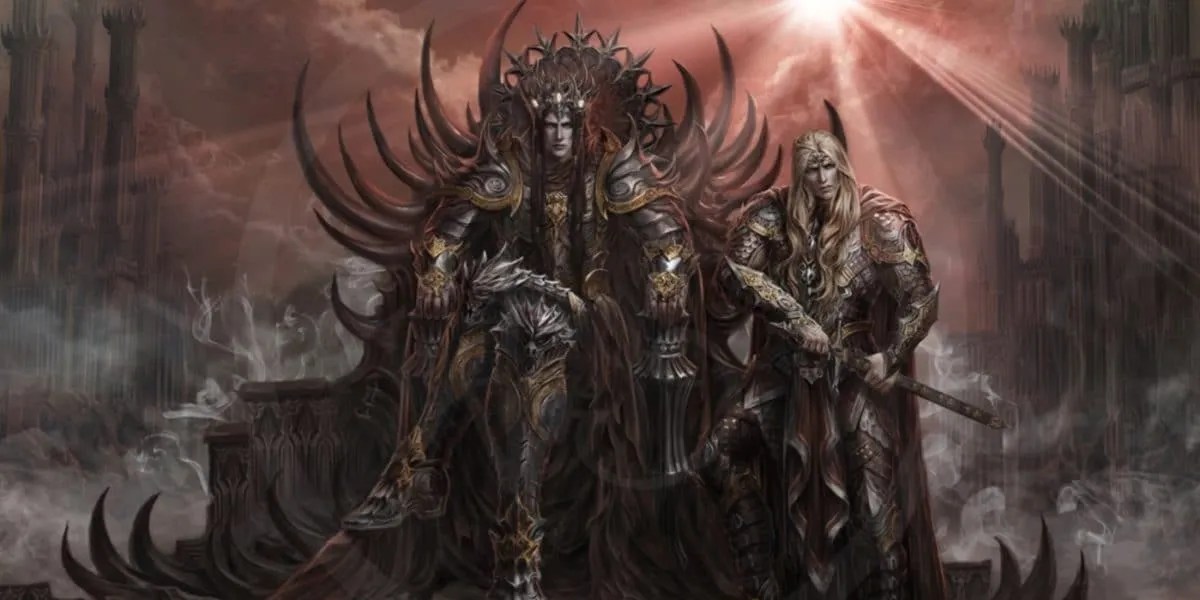 Morgoth and Sauron in The Silmarillion