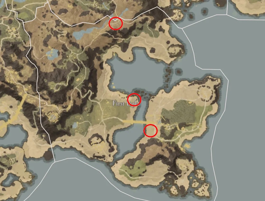 New World First Light Turkulon Locations