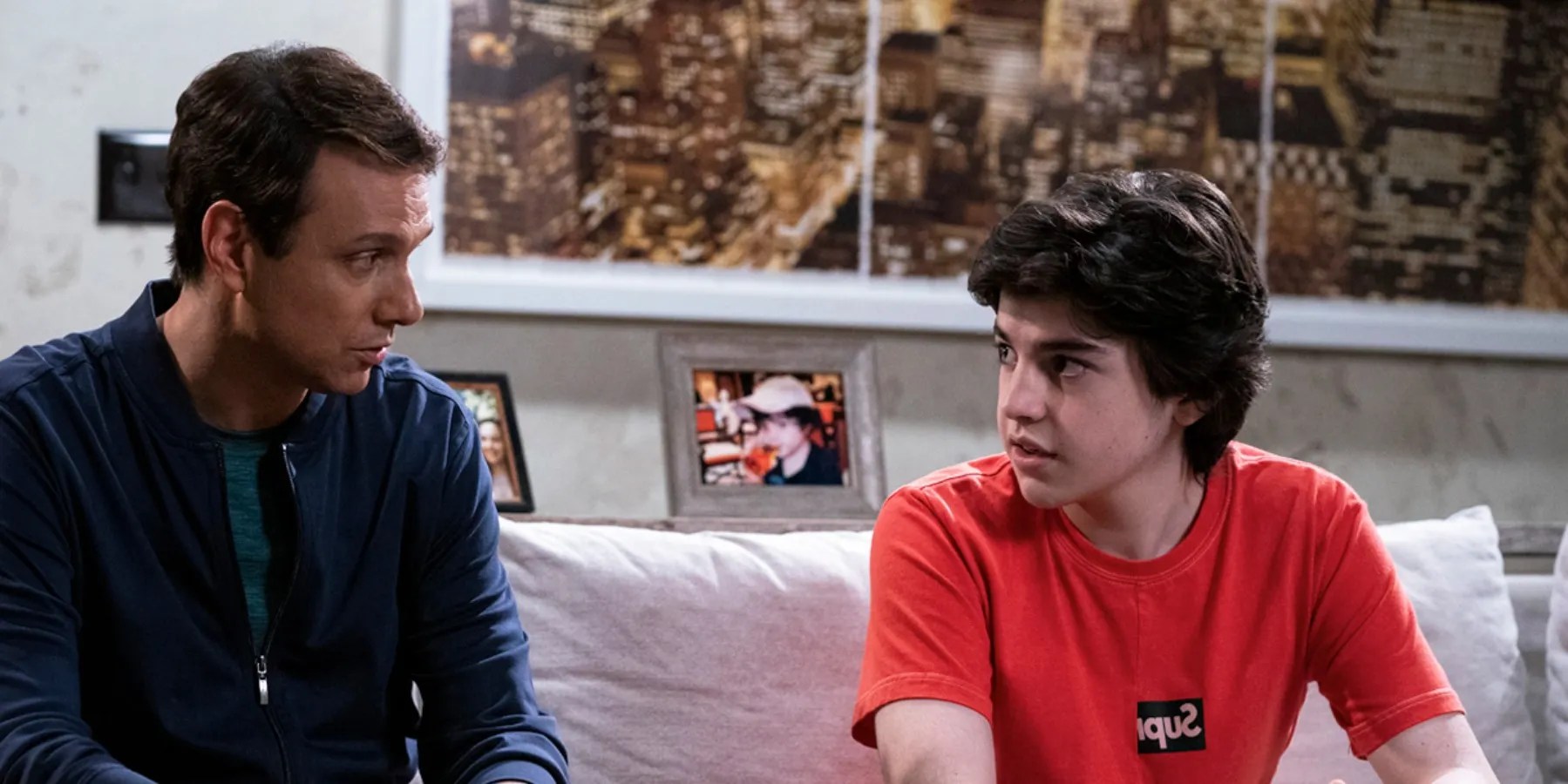 Anthony and Daniel Larusso in Cobra Kai