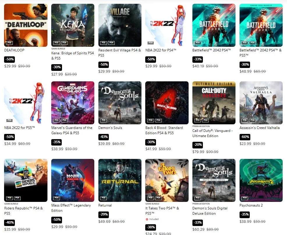 PlayStation Store Game Awards Sale is Live Now