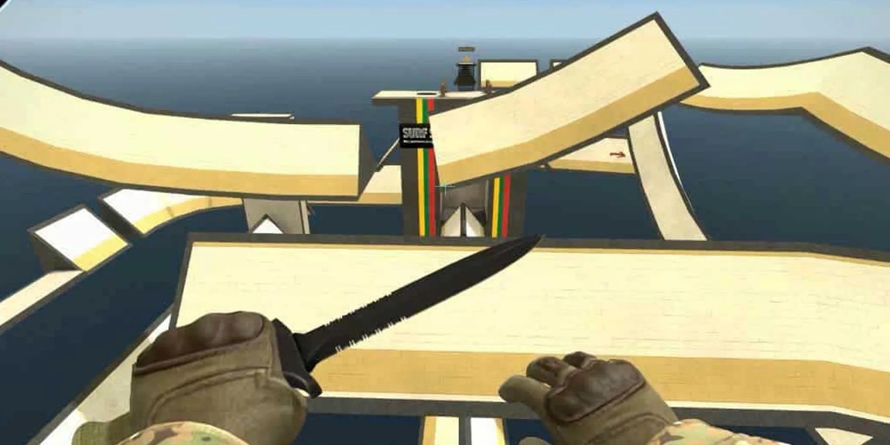 Facing a Surf Map in CSGO