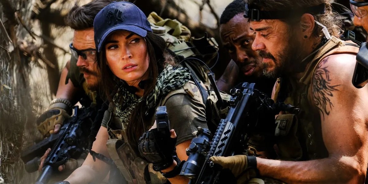 Megan Fox and her team in Rogue