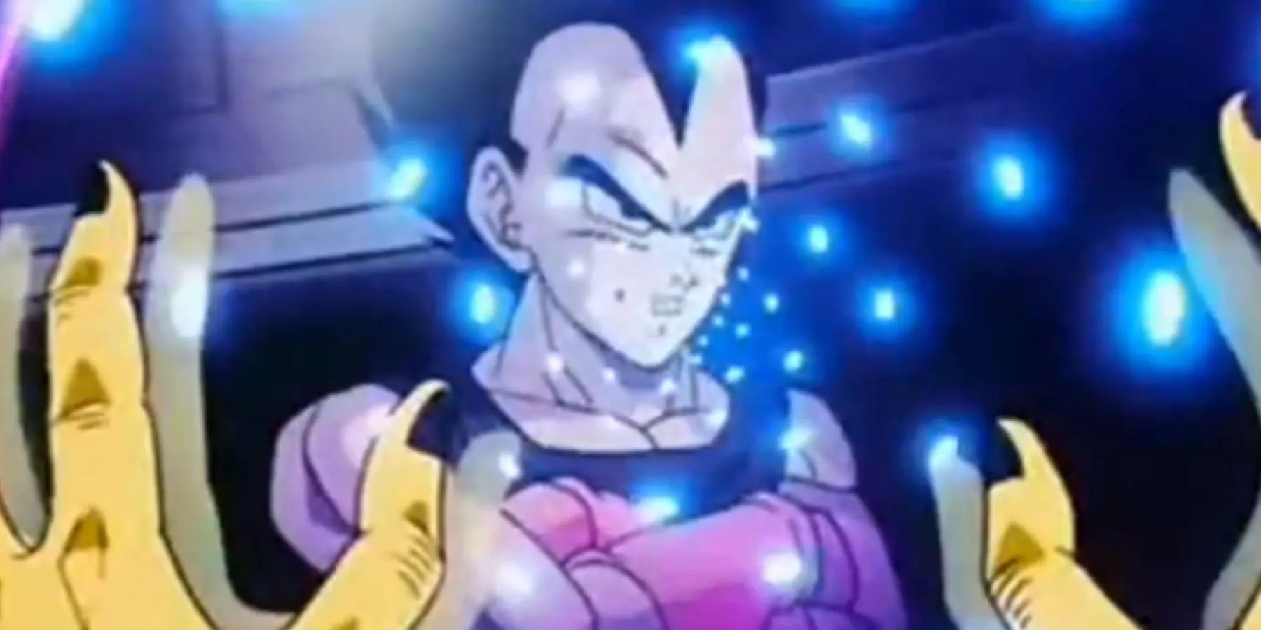Babidi attempting to lure Vegeta with the Crystal Ball