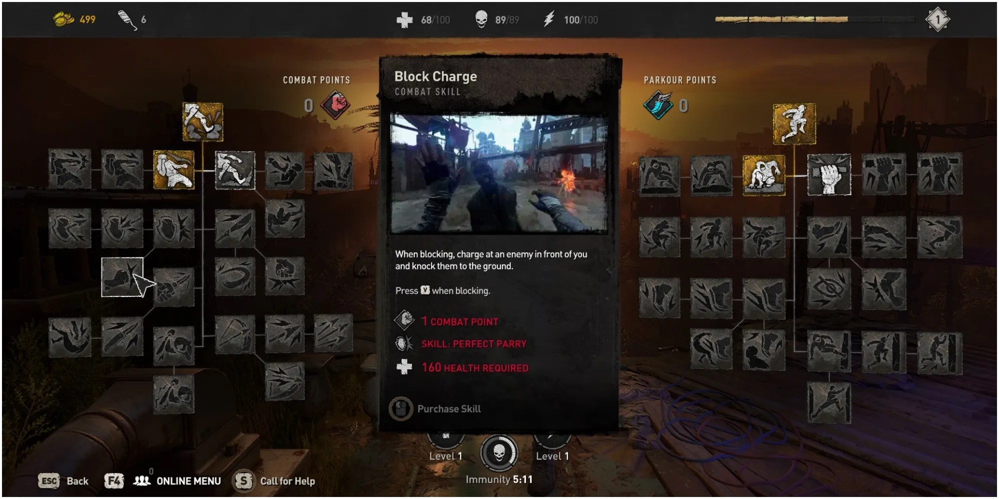 Dying Light 2 Best Combat Skills to Get