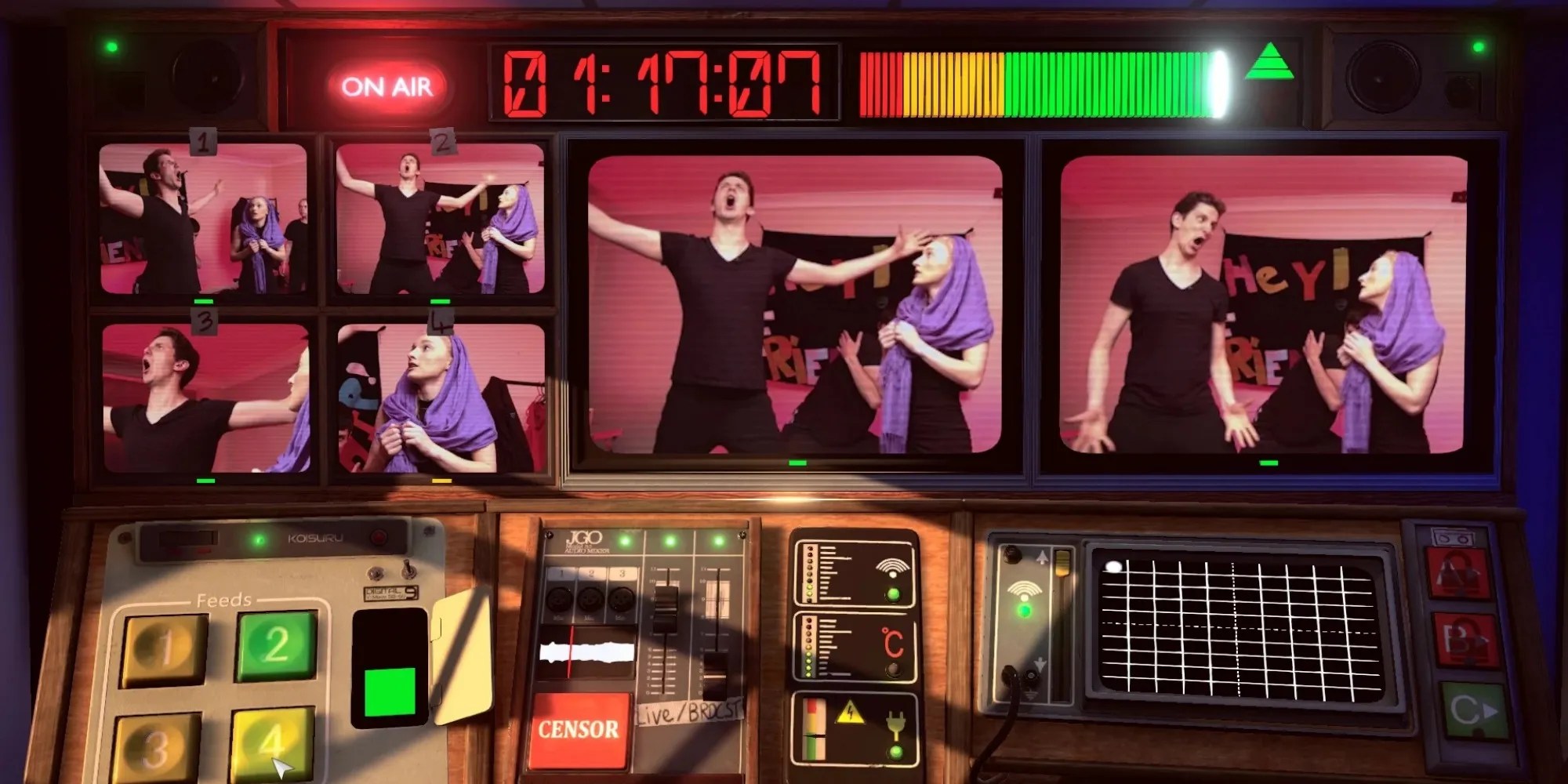 Not for Broadcast - Playing a clip that&rsquo;s a bit silly.