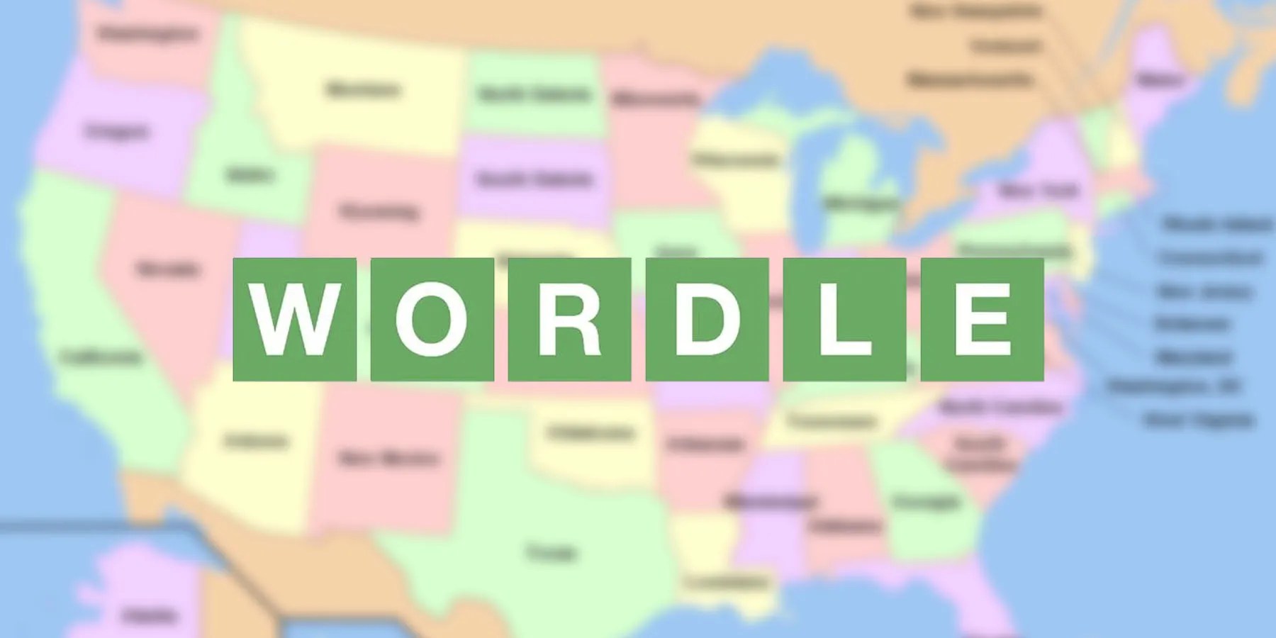 Map Shows States Where Wordle is Most Popular