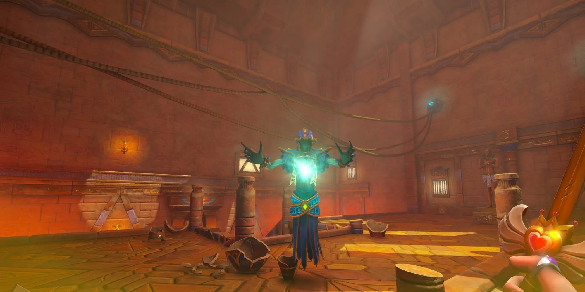 Ziggurat 2 - An enemy floating above the ground.