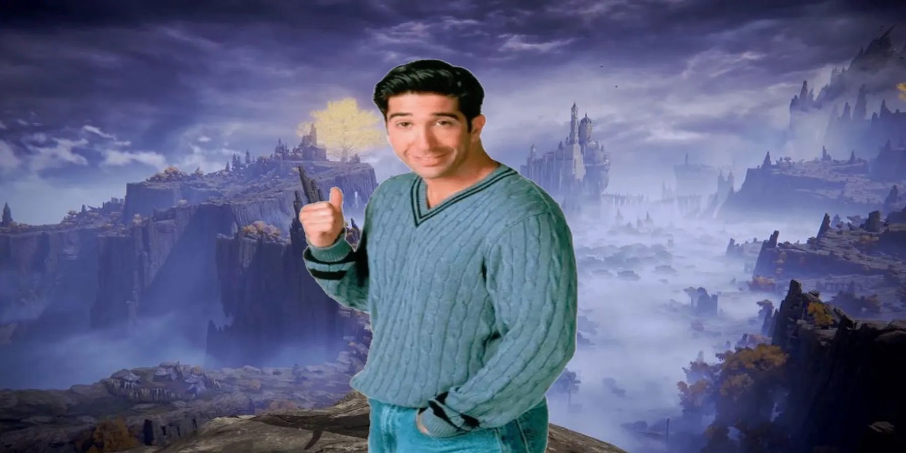 Elden Ring Player Creates Ross Gellar from Friends Using Character Creator