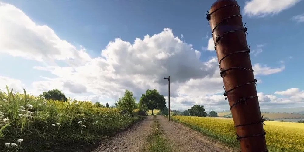 Player with a Barbed Baseball Bat in Battlefield 5.