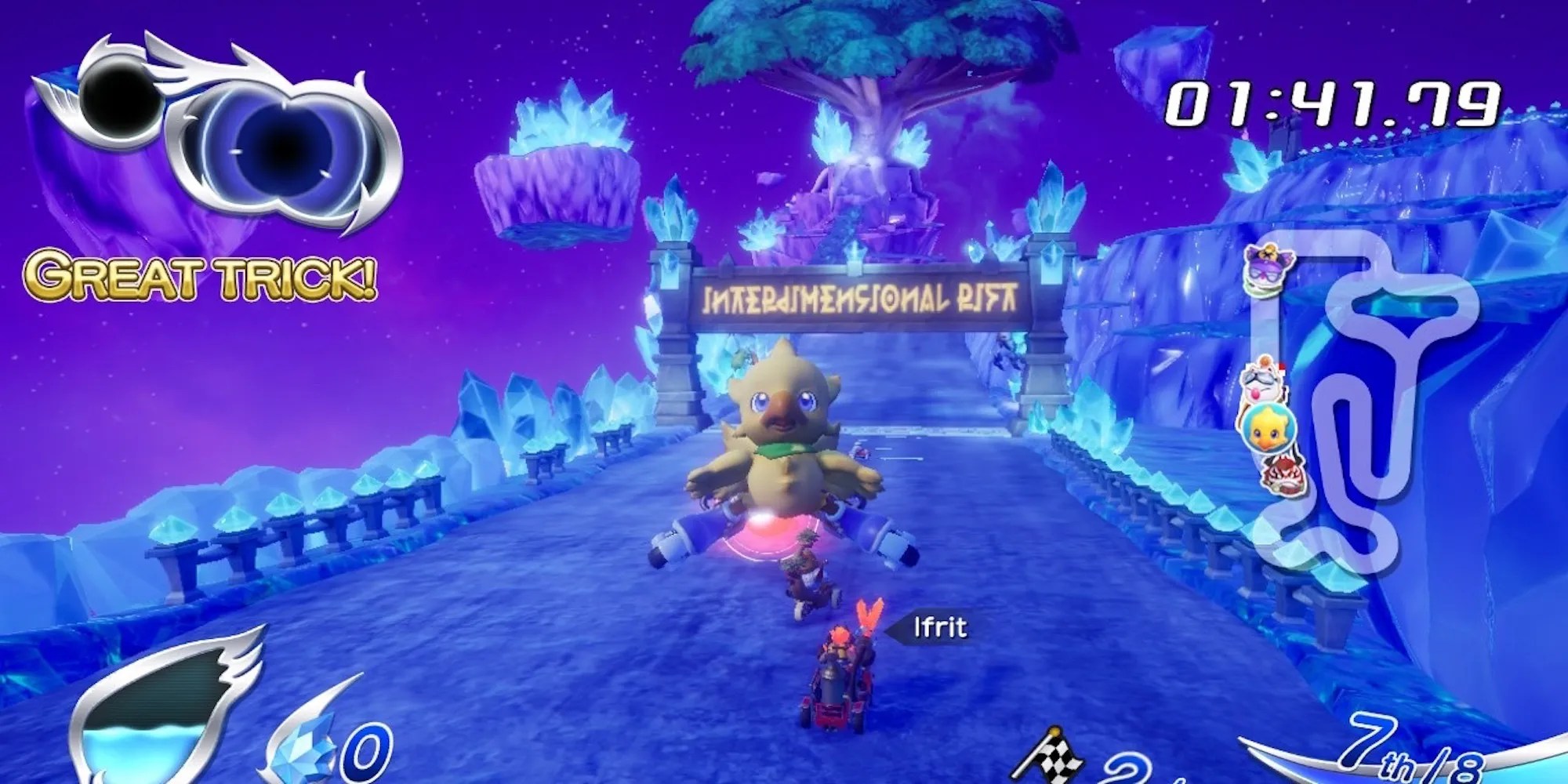 Racing in Chocobo GP