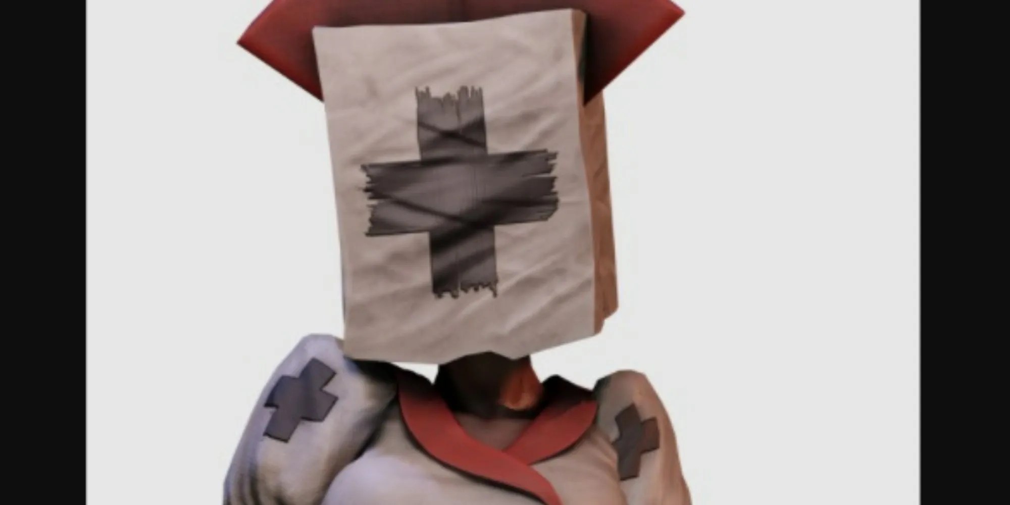 Closeup of the Reaper Nurse from Dark Deception