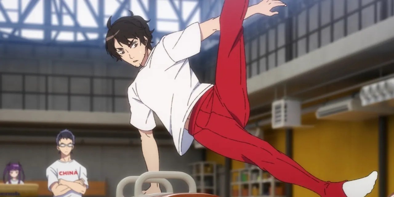 Jotaro on the balance beam
