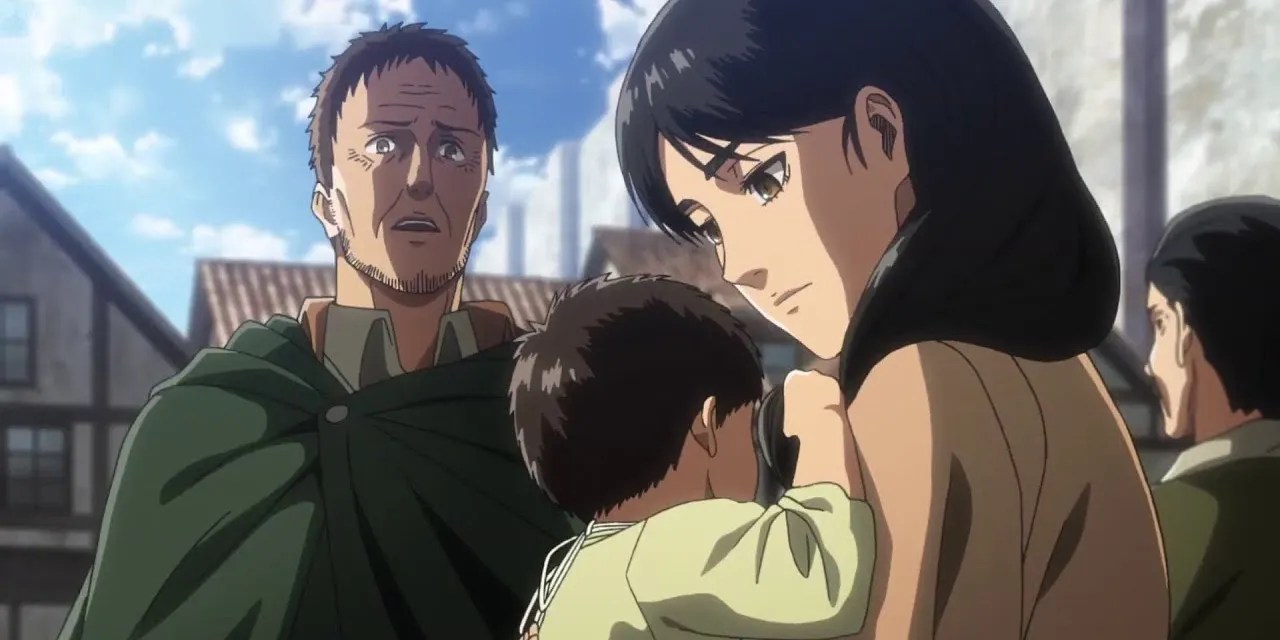 Keith Shadis with Carla and baby Eren