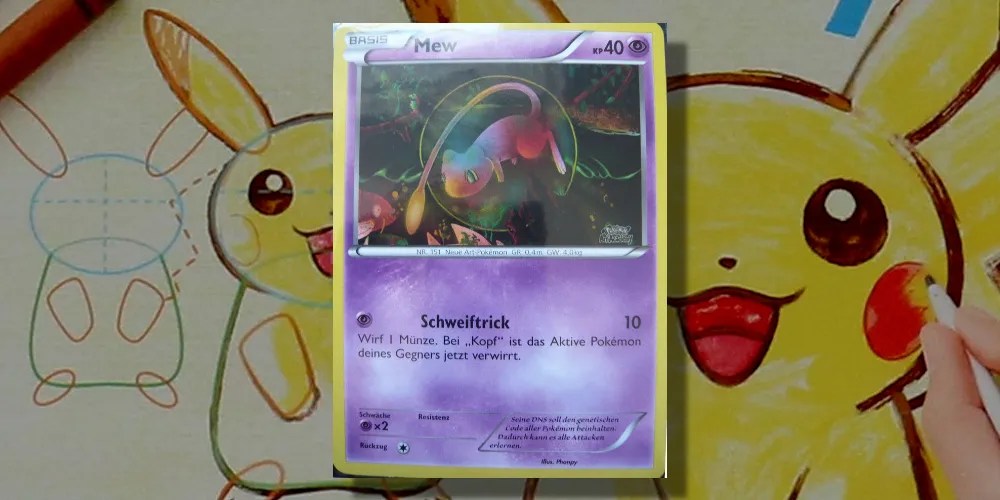 Mew Art Academy Card