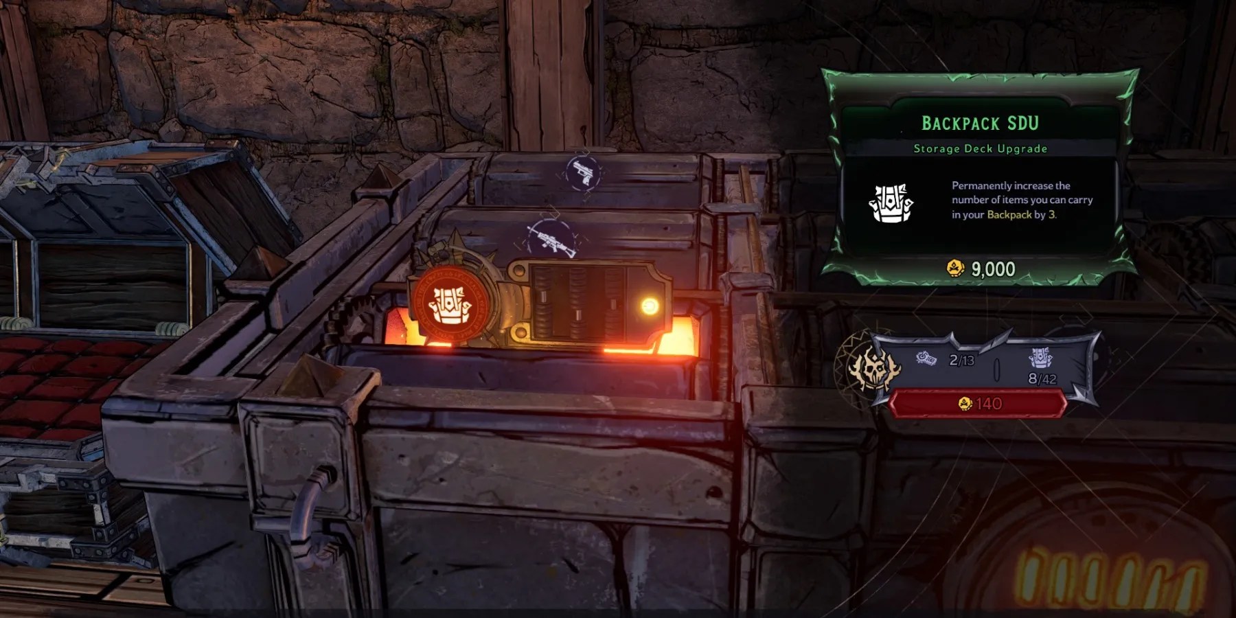 Tiny Tina&rsquo;s Wonderland Backpack upgrade
