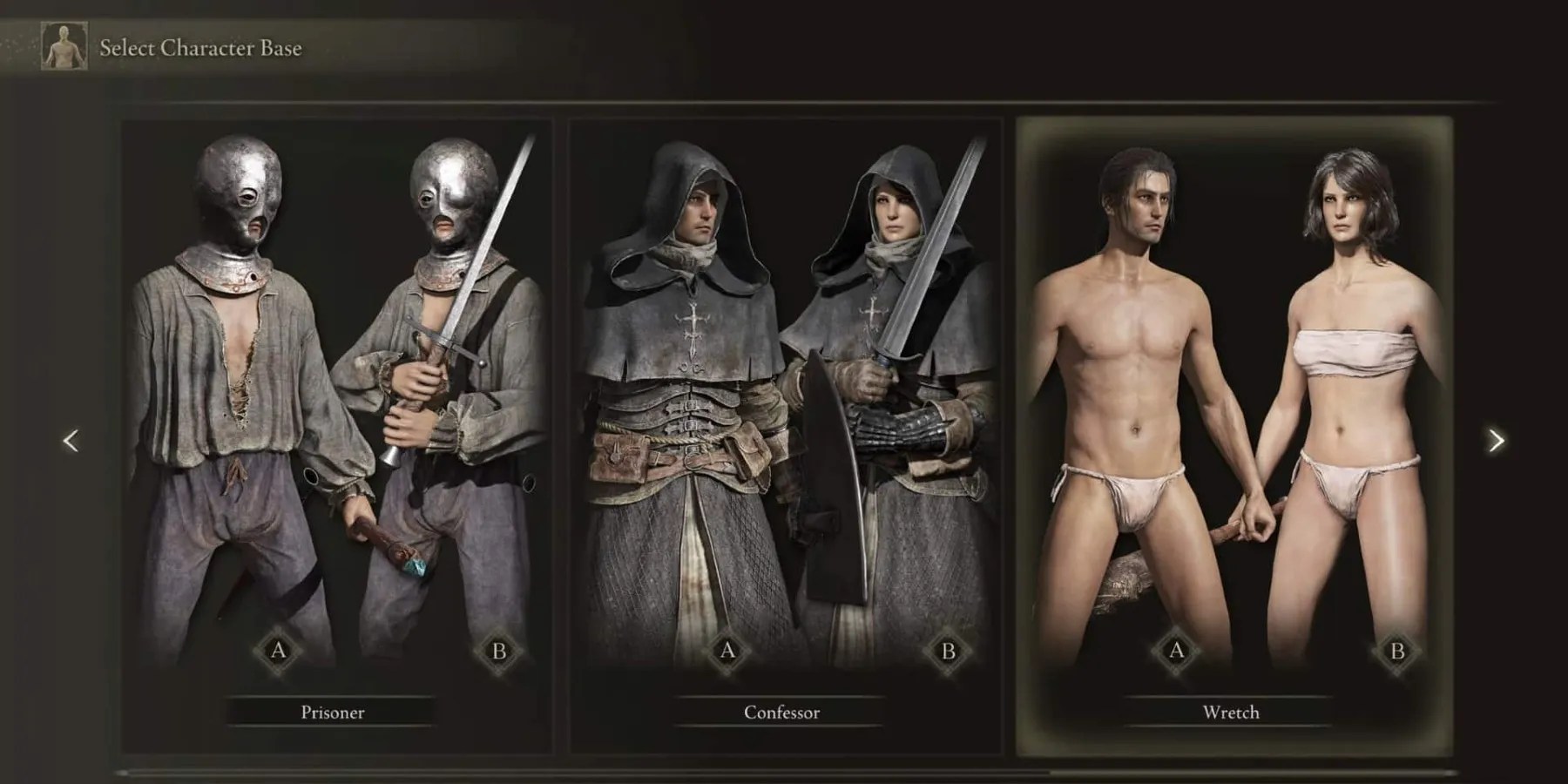 Elden Ring Starting classes