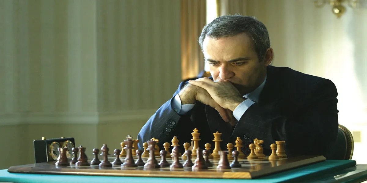 Garry Kasparov playing chess