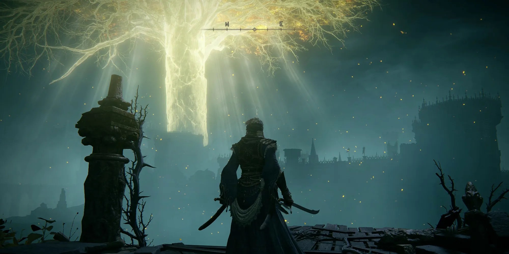 Elden Ring - Example Of Golden Leaves Falling From Erdtree