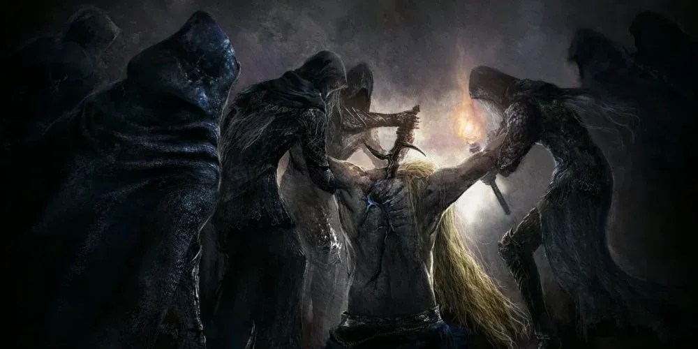 Godwyn being killed by Numen.