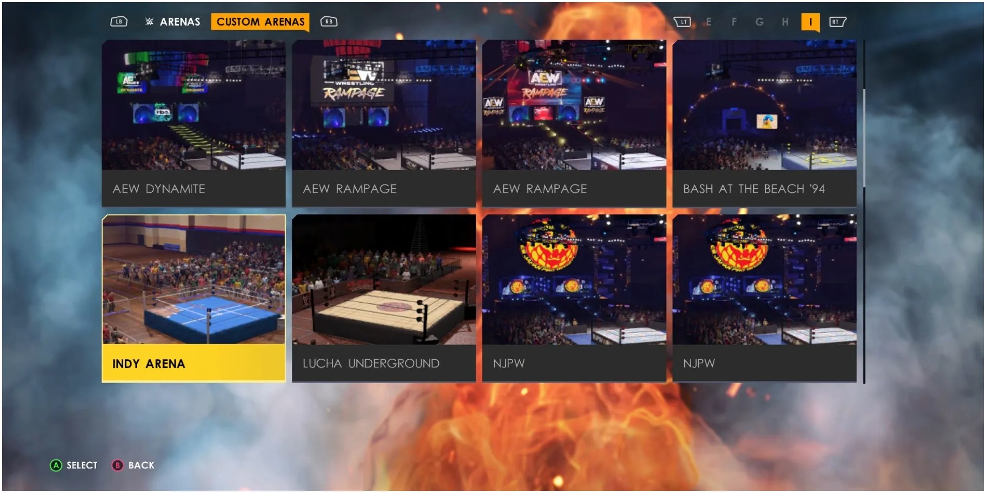And select the desired Custom Arena.