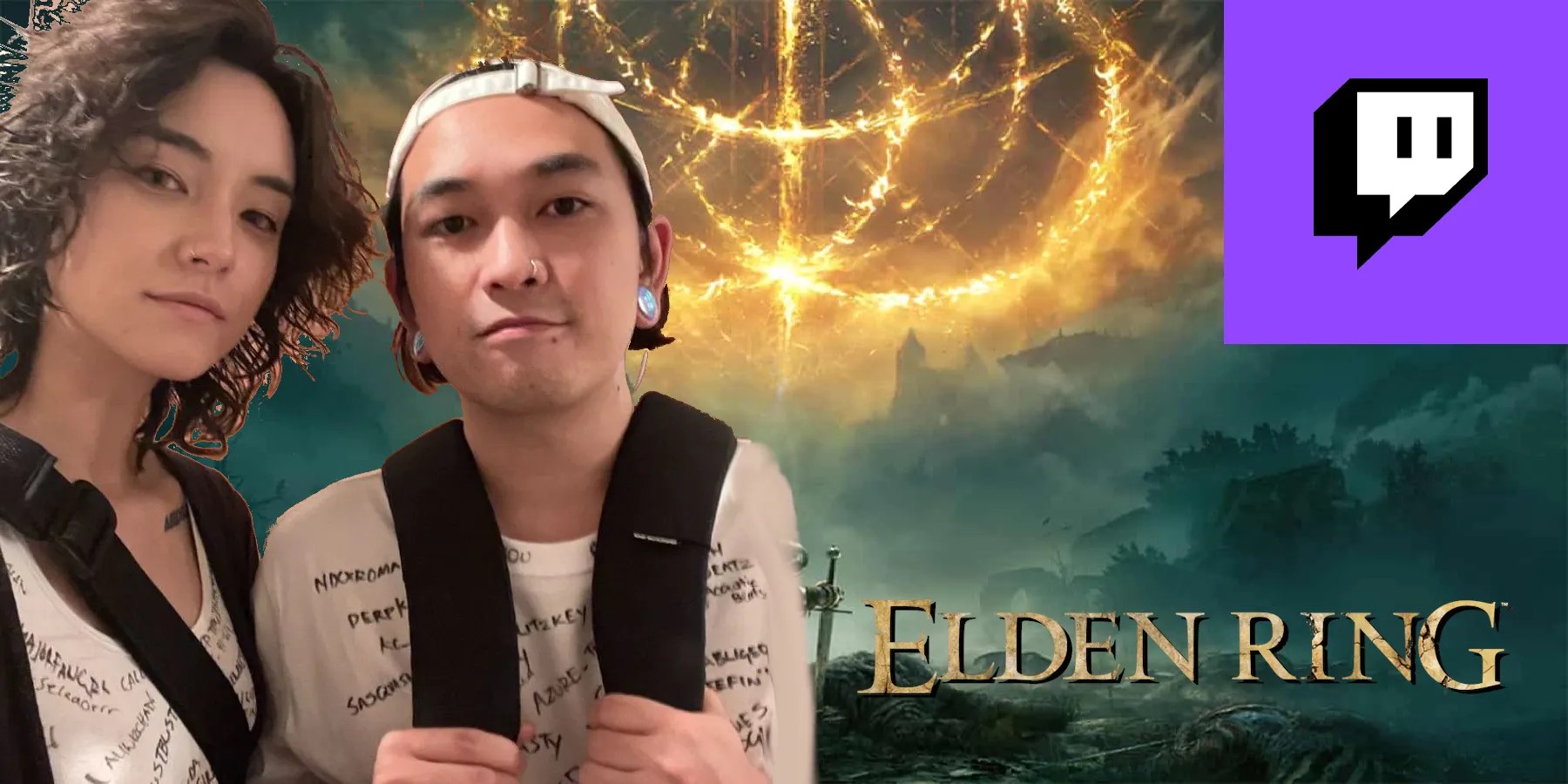 Twitch Streaming Couple Beat Elden Ring With Split Controls