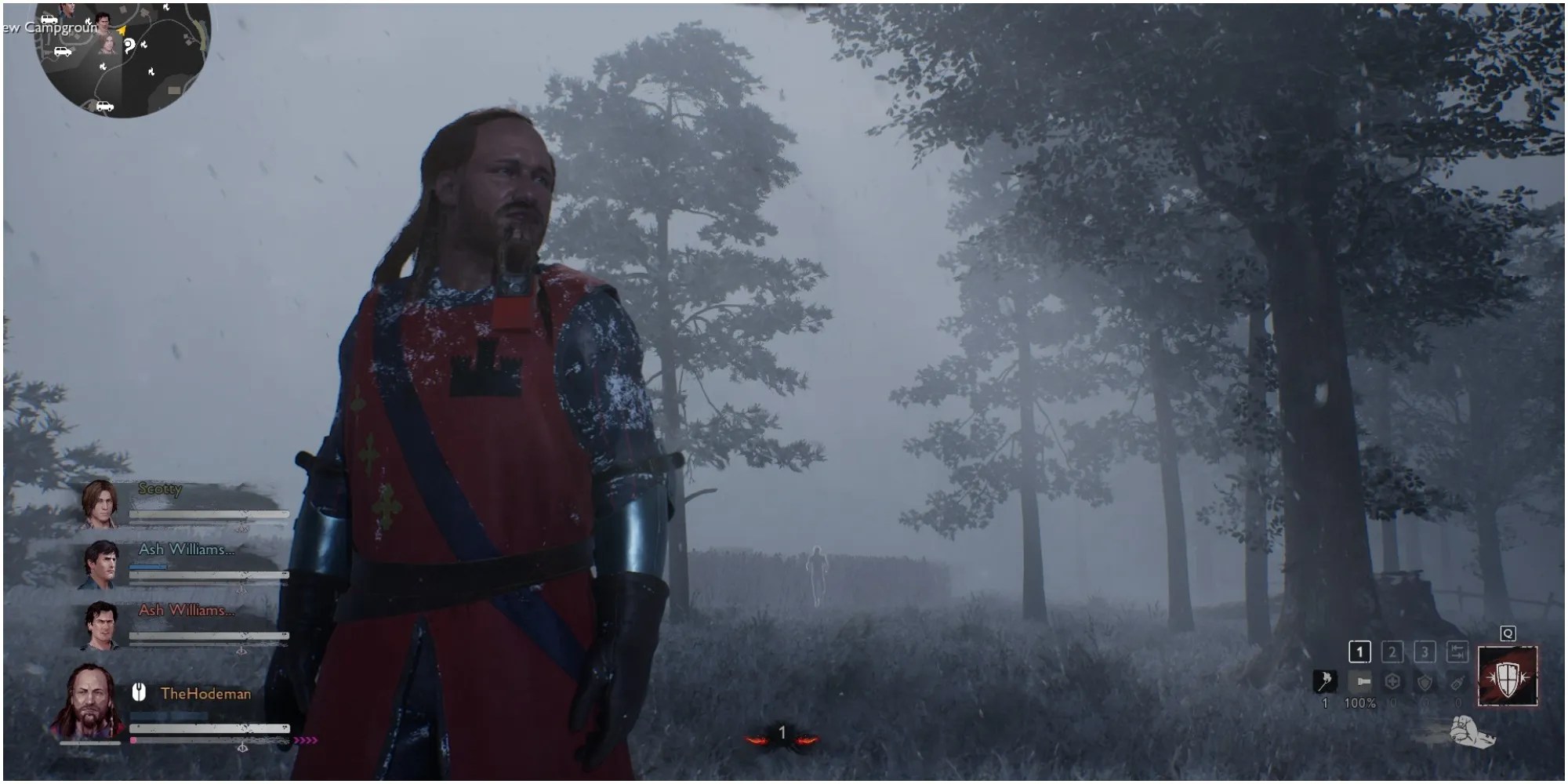 Evil Dead The Game Playing As Henry The Red In Multiplayer