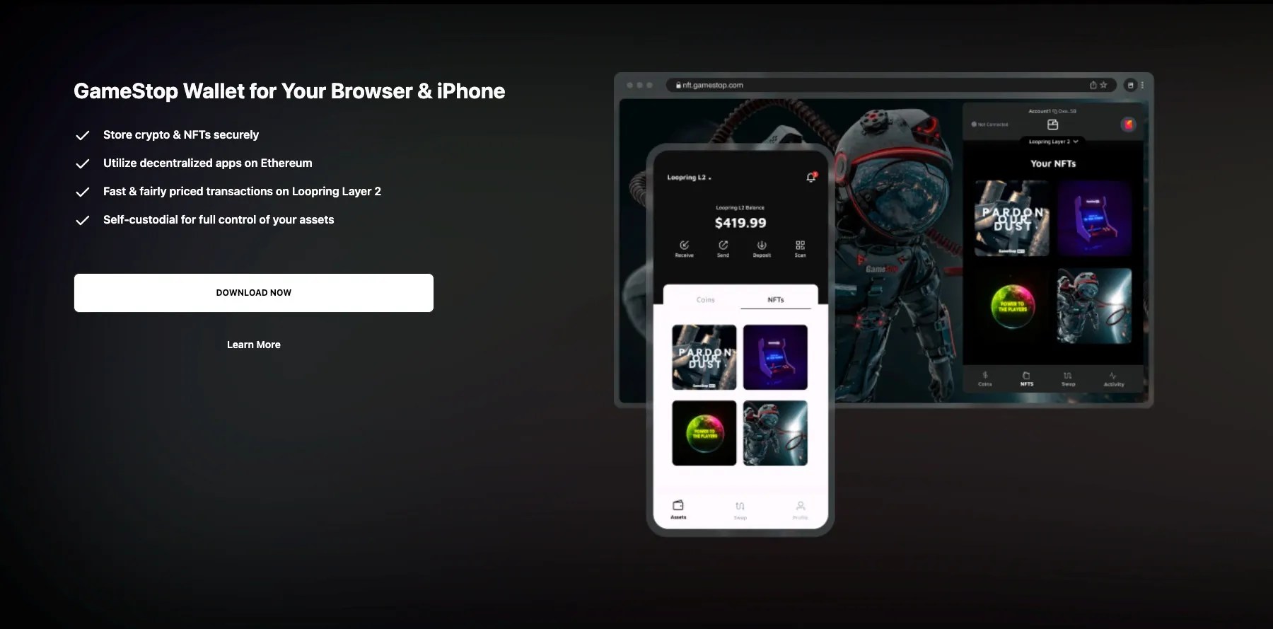 GameStop Now Has Its Own Wallet for Cryptocurrency and NFTs