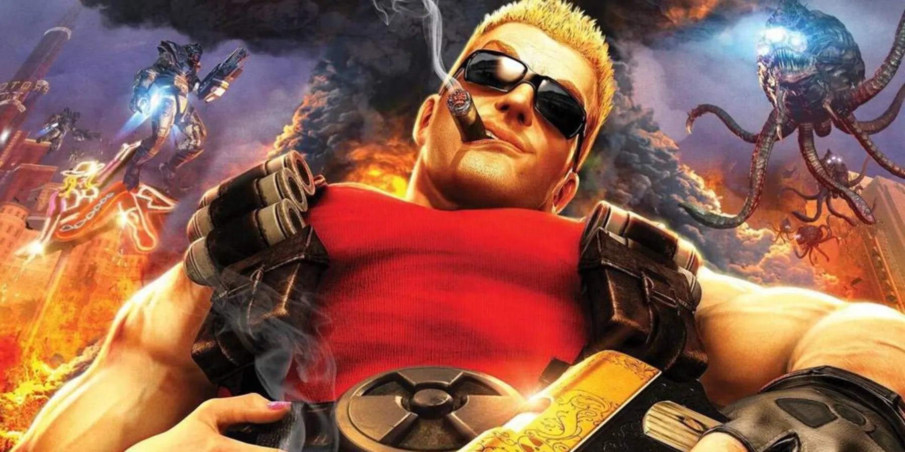 Duke Nukem Forever Cover Art Looking Down