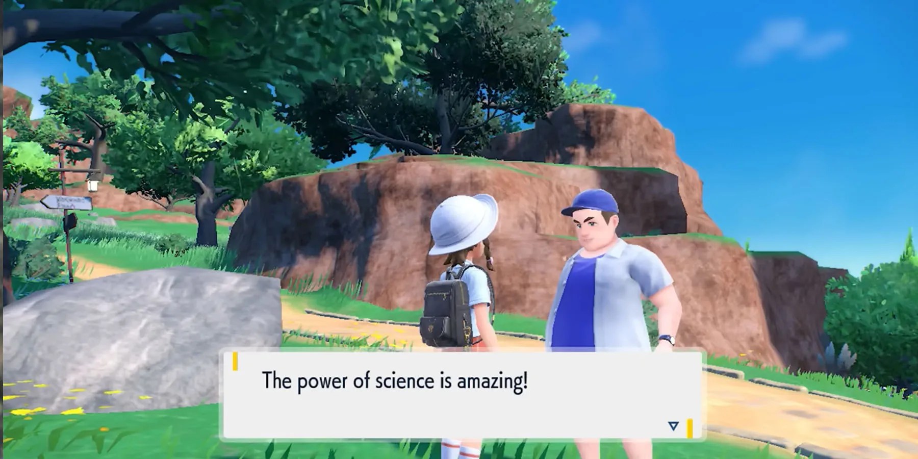 Pokemon Scarlet Violet NPC SCIENCE